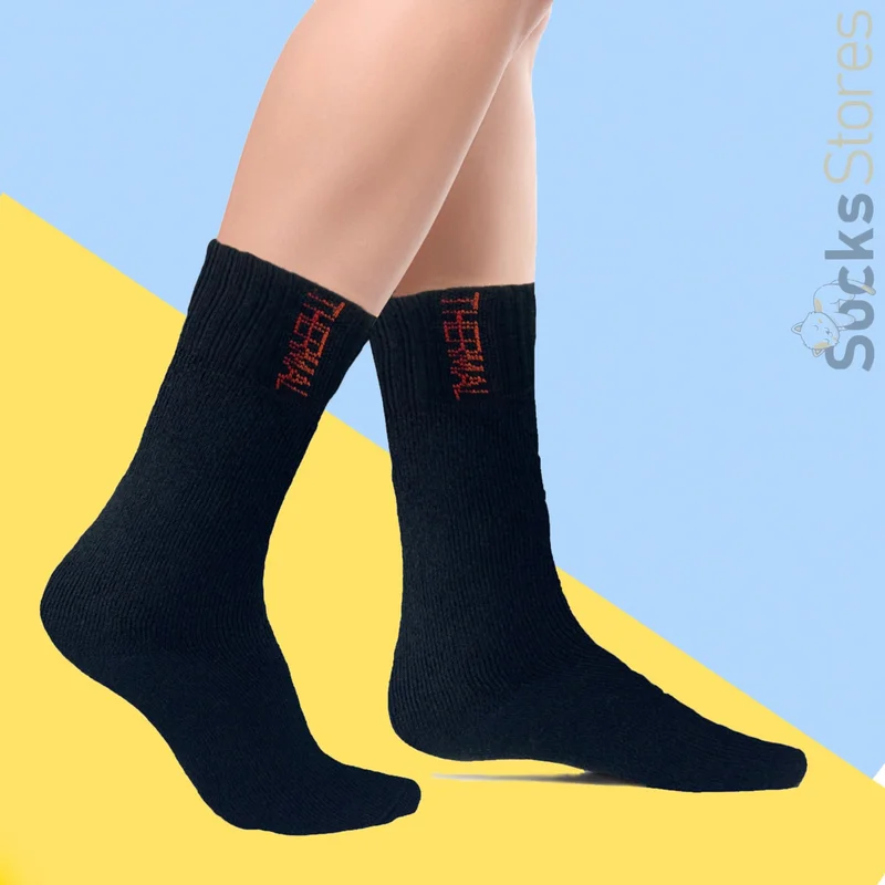 اسينتي Men's Socks Thermal Socks Long Towel Socks Colorful Winter Socks