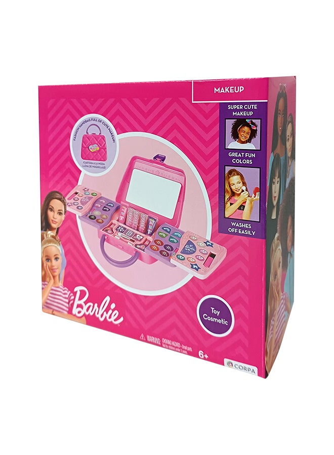 Barbie حقيبة يد باربي 5 طوابق منزلقة مع مستحضرات التجميل - Image 4