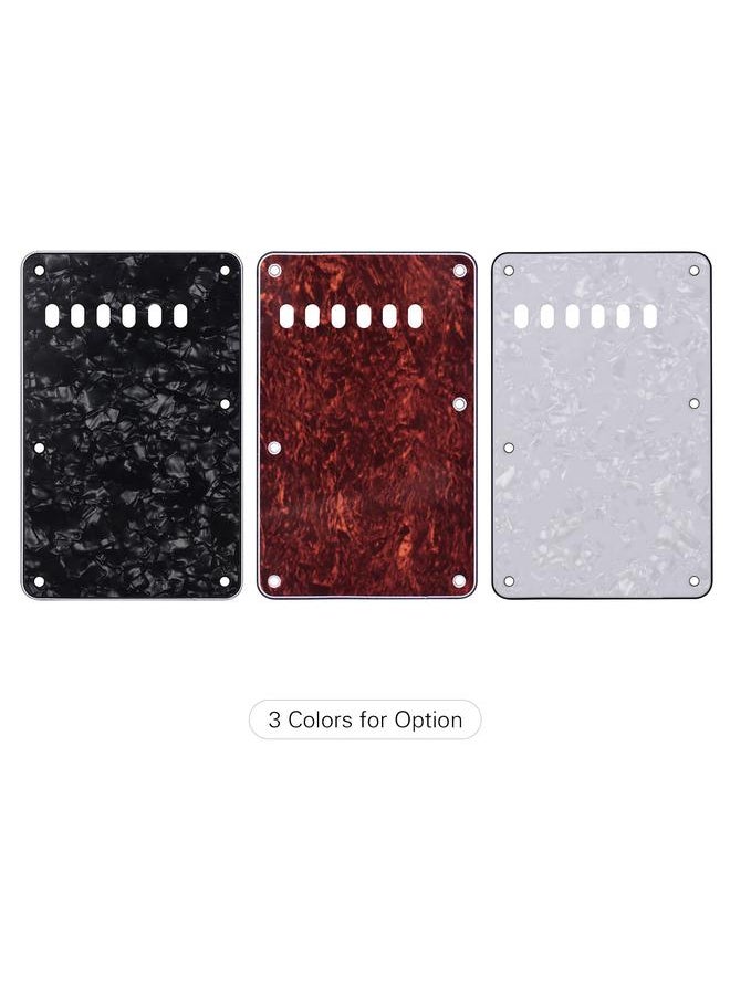 Thoraya - 6 Holes 3-Ply Guitar Backplate Tremolo Back Cover Replacement for ST Electric Guitar - Image 1