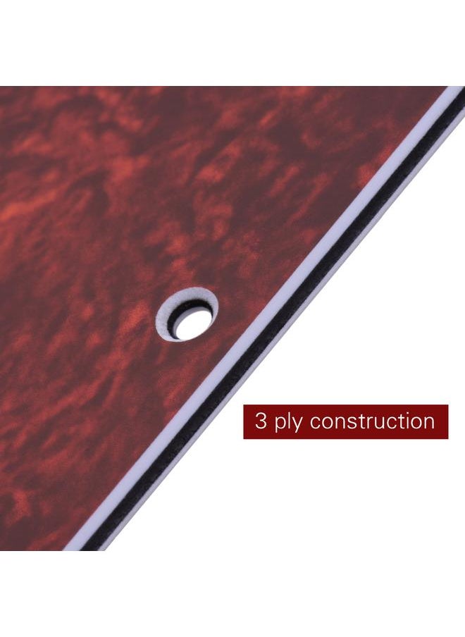 Thoraya - 6 Holes 3-Ply Guitar Backplate Tremolo Back Cover Replacement for ST Electric Guitar - Image 1