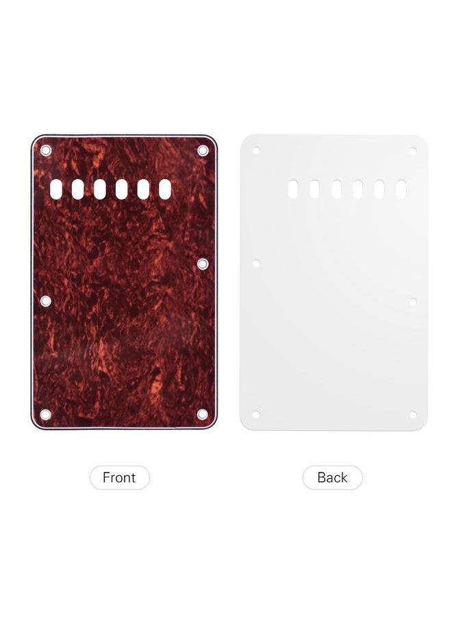 Thoraya - 6 Holes 3-Ply Guitar Backplate Tremolo Back Cover Replacement for ST Electric Guitar - Image 1