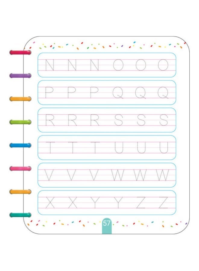 كتاب تتبع النقاط للحروف الإنجليزية | اكتب وامسح لتعلم الأبجدية الإنجليزية - Image 5