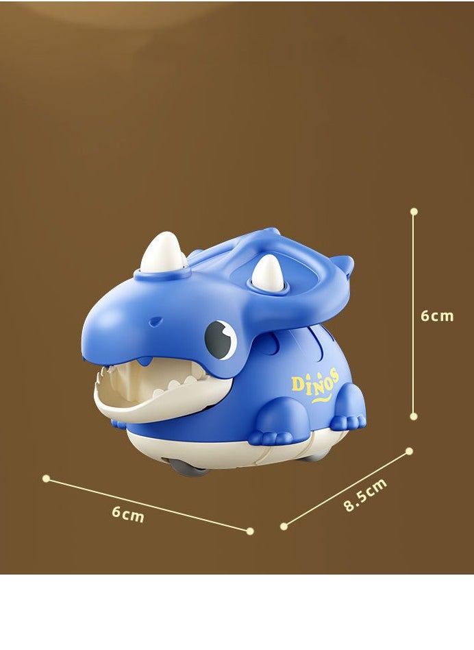 DINOS 3 Pieces According To Inertial Dinosaur Truck Toys, Push And Go Toy Car set, Inertial Toy Car  - Image 2