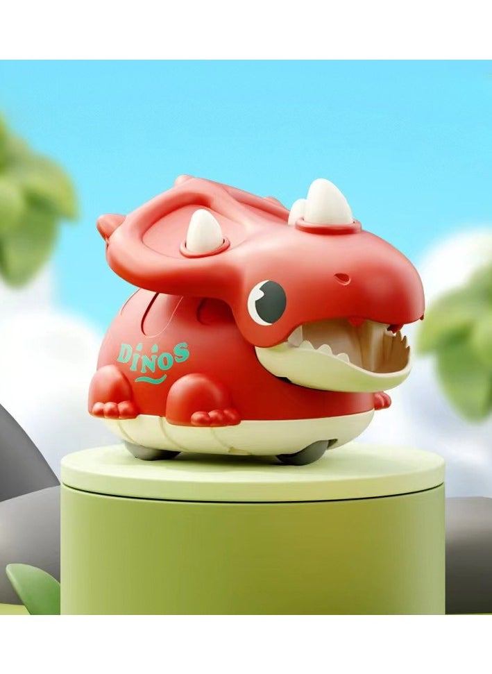 DINOS 3 Pieces According To Inertial Dinosaur Truck Toys, Push And Go Toy Car set, Inertial Toy Car  - Image 4