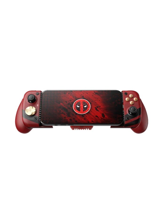 جيم سير جهاز تحكم الألعاب المحمول GameSir X3 Pro إصدار DeadPool مع مروحة لأجهزة Android و iPhone 15، تصميم مريح - جهاز تحكم الهاتف، يدعم Zenless Zone Zero، Cloudy Gaming، Xbox Game Pass - Image 1
