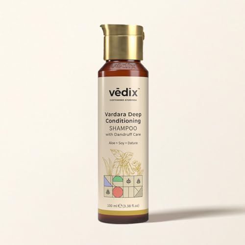 Vedix Vardara Deep Conditioning Anti Dandruff Shampoo For Women & Men | Shampoo For Dandruff & Dry Hair | 100 ml - Image 1