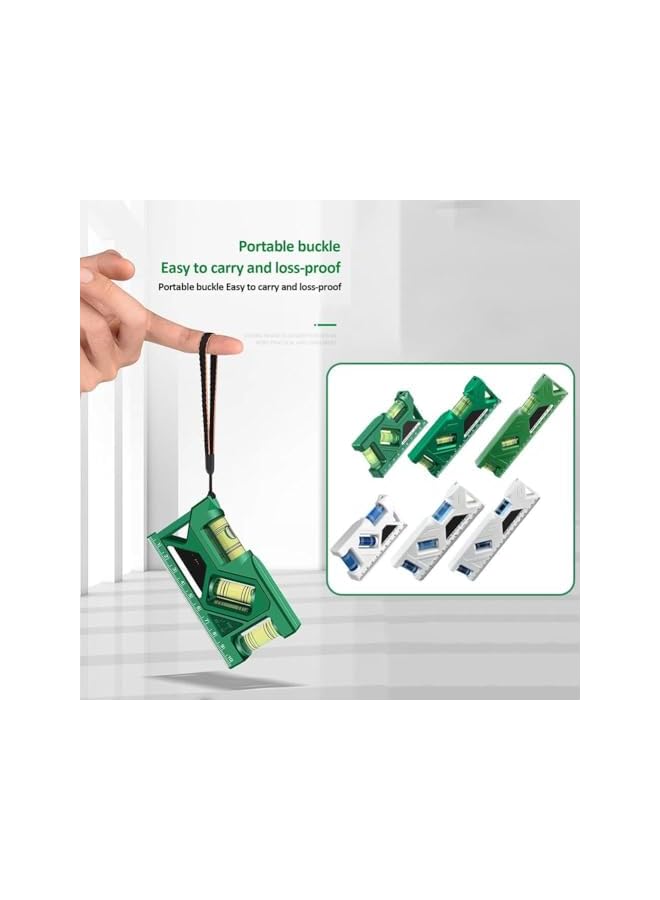 PROMASS promass Mini Level Ruler, Small Magnetic Spirit Level with High Precision Bubble, Portable Level Bubble Meter with Magnetic Function for TV Stand Installation & Household Use (Green, Small)  - Image 5