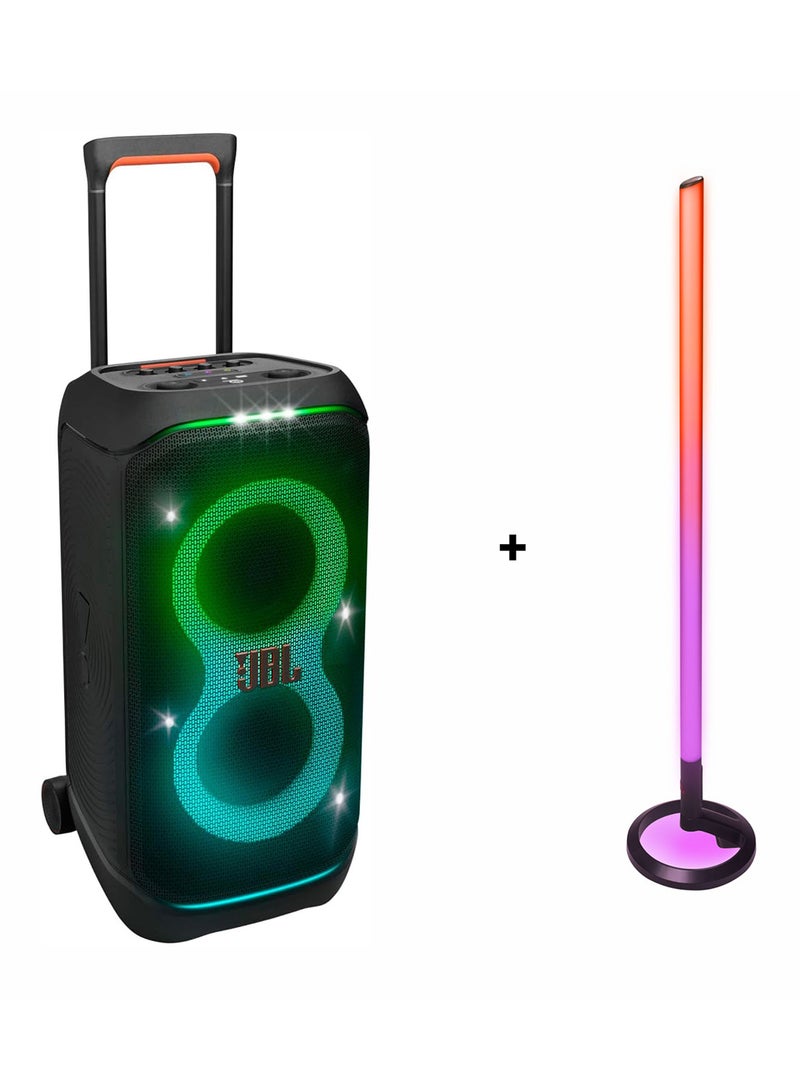 JBL Partybox Club 120 Portable Party Speaker And Partylight Stick JBLPBCLUB120UK+JBLPLSTICK Black - Image 1