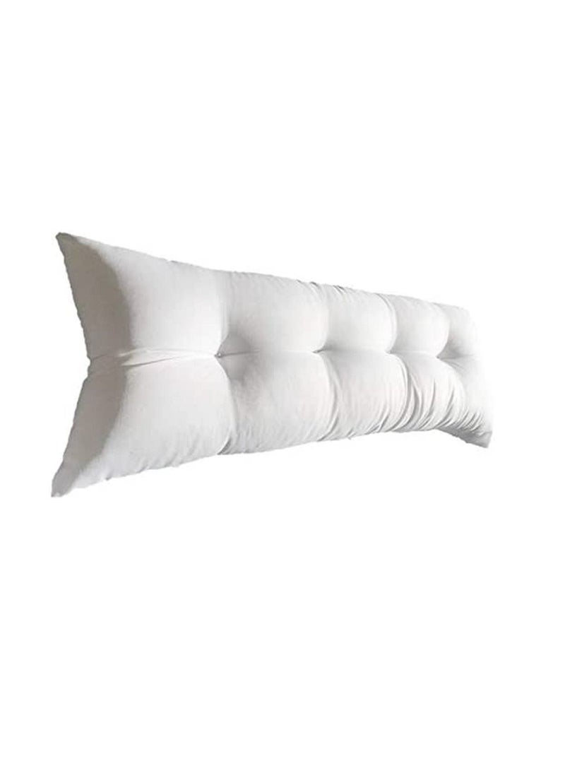 Regular White Bed Pillow Filled With Fiber Size (180x40) - Image 3