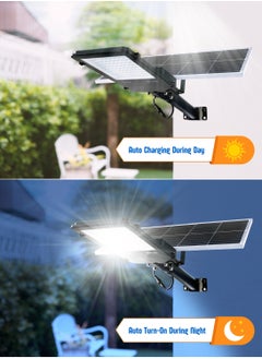 Vmax Solar LED Street Light 300W Outdoor | Remote Control | Wide Angle Motion Sensor | 6500K Bright White Dusk to Dawn Illumination | 30000MAh Battery | IP65 Waterproof | 2300 LM | Commercial, Parking Lot  - Image 5