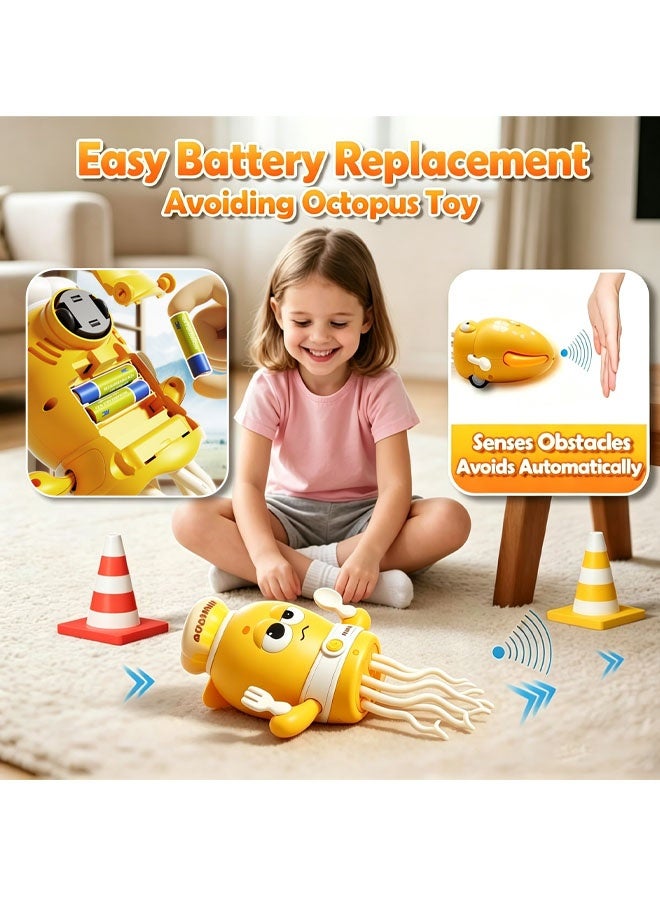 Baby Toys Musical Tummy Time Baby Toy – Sensory Crawling Toy with Music & Moving Tentacles, BPA-Free ABS, Early Learning Development Toy for Infants, Pre-Kindergarten Toys for Early Learning & Fine Motor Skills - Image 4