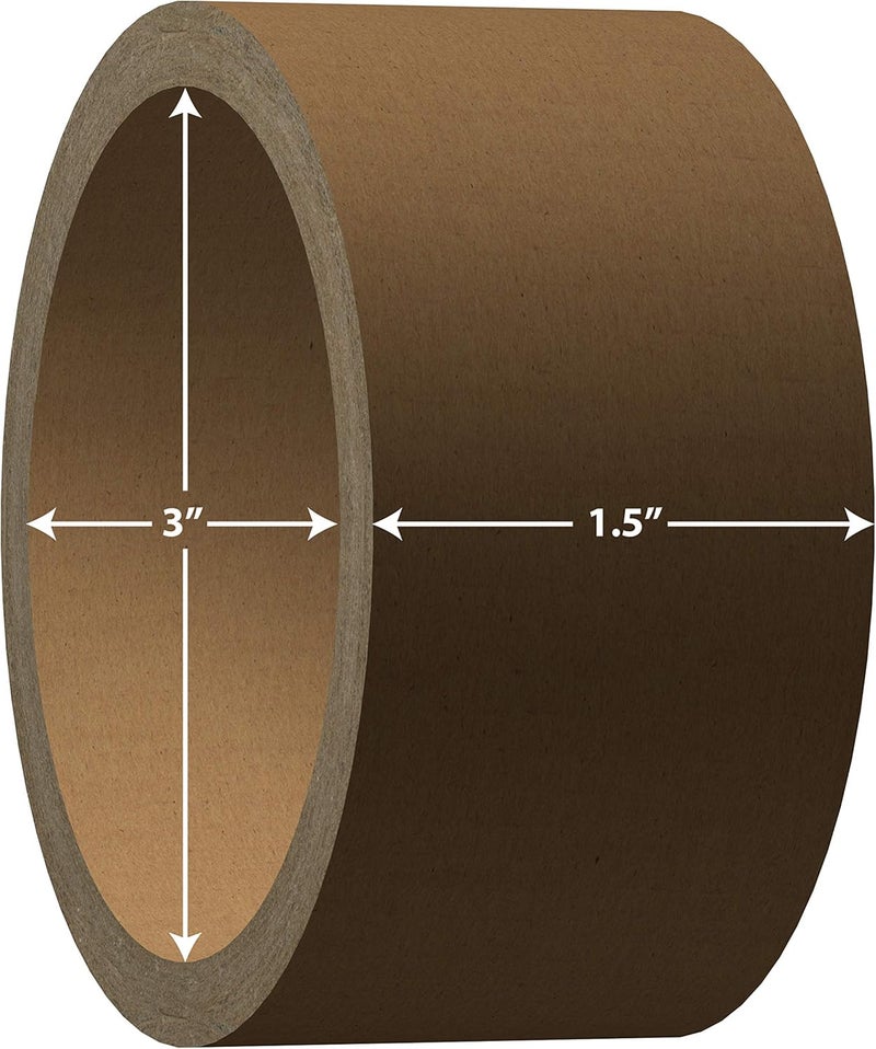 Label Cores 3" Inner Diameter. Rigid Cardboard. Variety of Widths Available. (3" Inner Diameter X 1.375" Width (50 Cores))