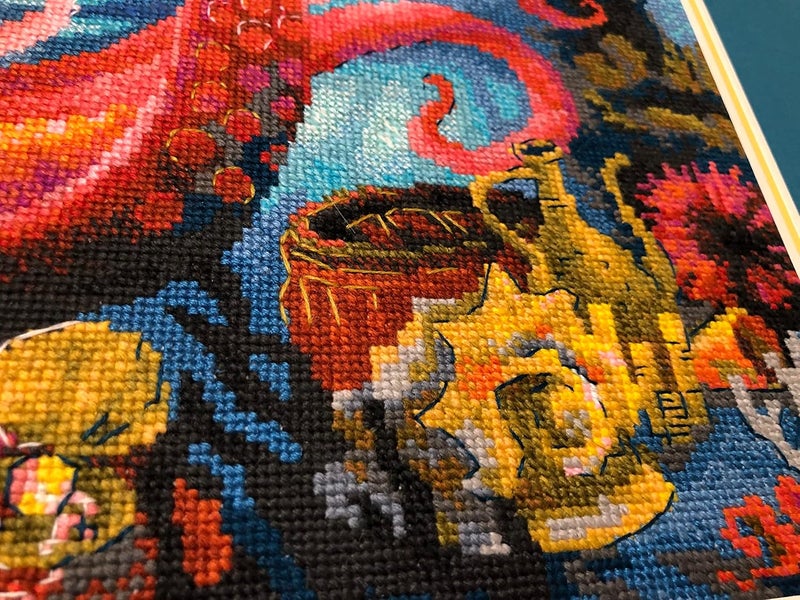 Riolis RIOLIS  The Underwater Kingdom 1788 Cross Stitch Kits 1575 x1181 Cross Stitch Kits for Beginners  Advanced Crossstitching Kit Adult Embroidery Counted Stitching Kit  - Image 2