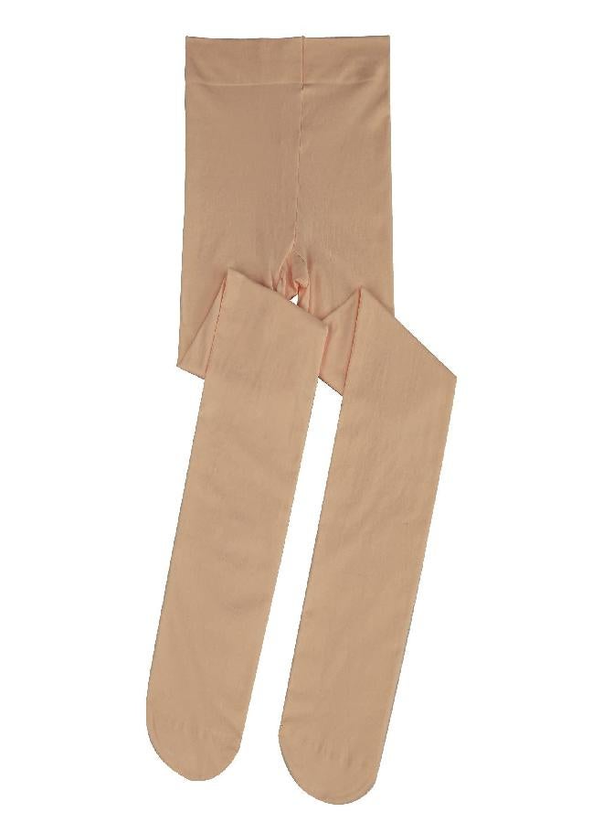 Stelle Stelle Girls' Ultra Soft Pro Dance Tight/Ballet Footed Tight (Toddler/Little Kid/Big Kid), Tan, S - Image 1