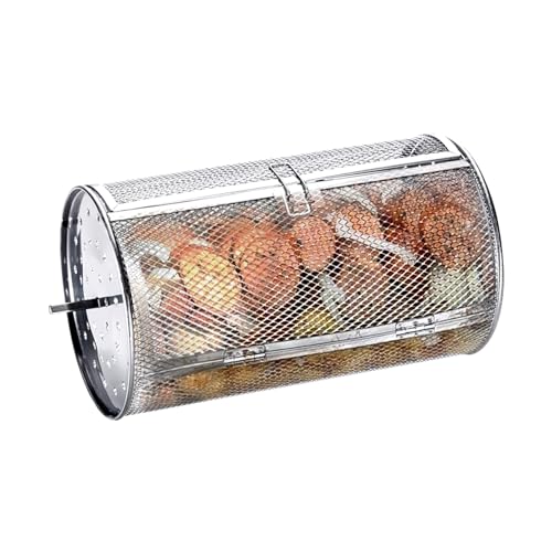 ROTO-Q 360 ROTOQ 360 Rotisserie Tumble Basket Elevate Your Grilling Game Perfect for Chicken Wings Coffee Beans and More Compatible Only with ROTOQ360 Rotisserie - Image 1