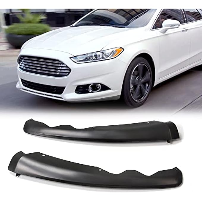 PIT66 CJUDE Air Dam Deflector, Compatible with 13-16 Ford Fusion 4 Door Front Bumper Lower Valance Panel Right Side and Left Side Replace OEM FO1017100 - Image 1
