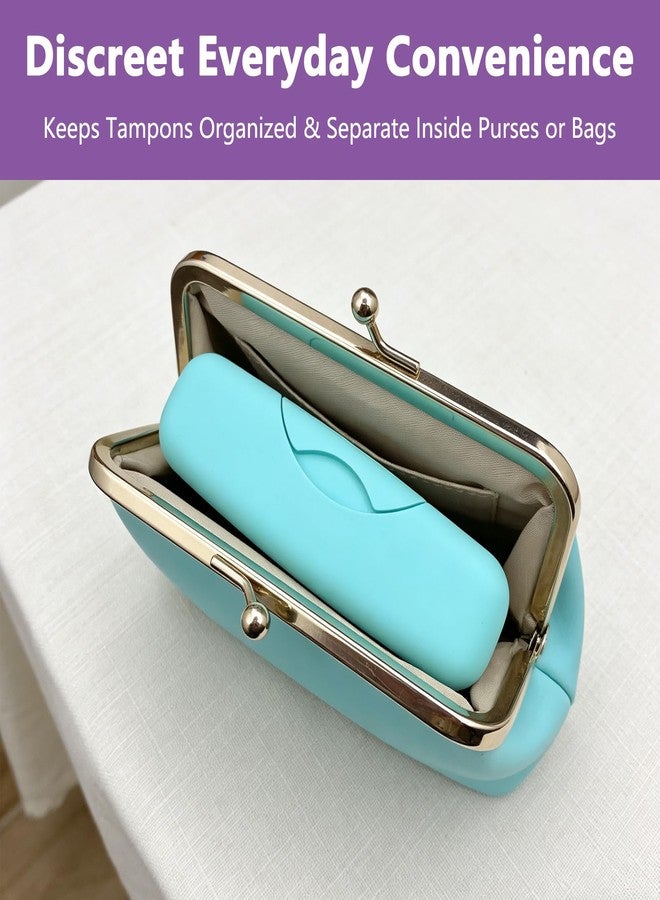 YAFIYGI 2Pcs Tampon Holder for Purse Small Storage Case and Organizer Bag Portable Feminine Product Bags, Compact Period Bag for Women Discreet Small Pouch that Fits Easily in Any Purse or Pocket - Image 5