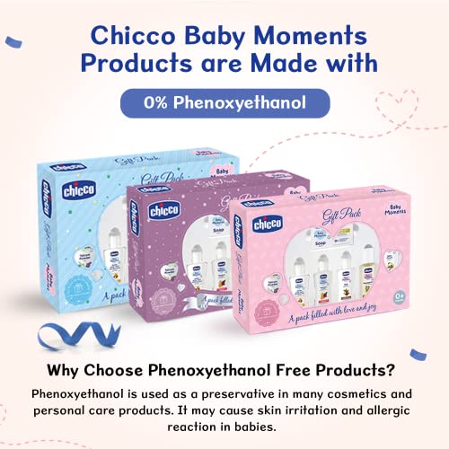 Chicco Baby Moments Caring Set Blue, Gift Set for Babies, 0m+ - Image 5