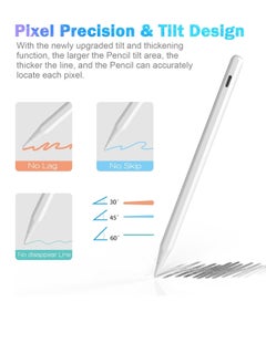 Generic Stylus Pen for iPad 10th/9th Generation, 26 Hours Battery Life with Palm Rejection. The pen is compatible with iPad 10/9/8/7/6, iPad Air, iPad Pro, and iPad mini 5/6/7.  - Image 5