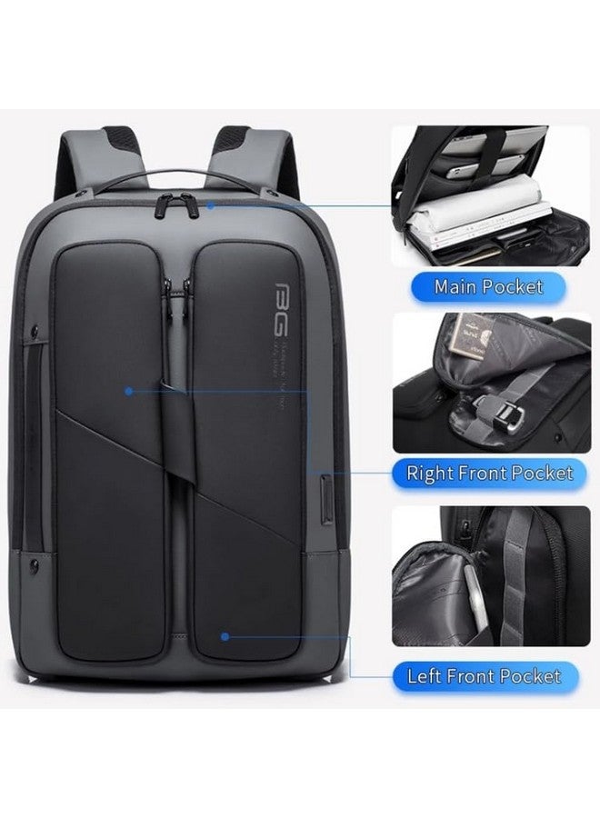 swabsÂ® USB-C Type Charging Port for Men & Women For Business Professionals & College Students and Pro Series Smart Tech Anti-Theft Laptop Backpack With USB-A - Image 2