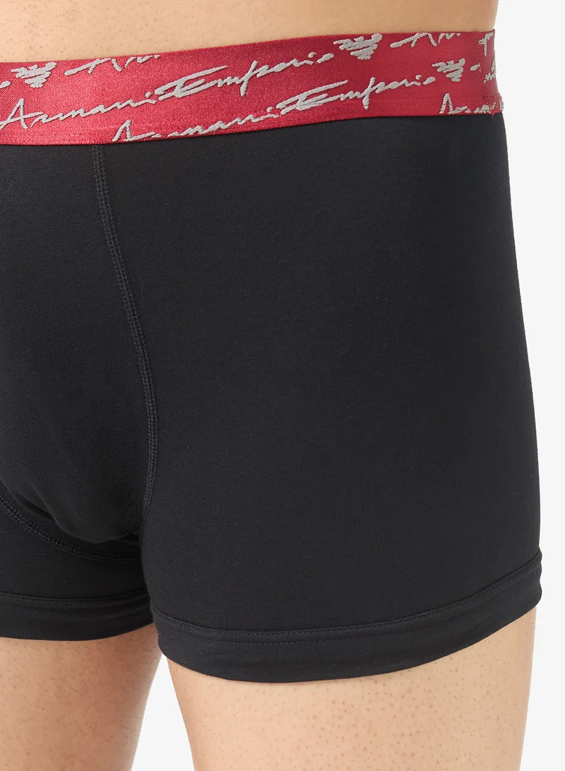 EMPORIO ARMANI  2 Pack Of Logo Boxers for Men | Best Price UAE