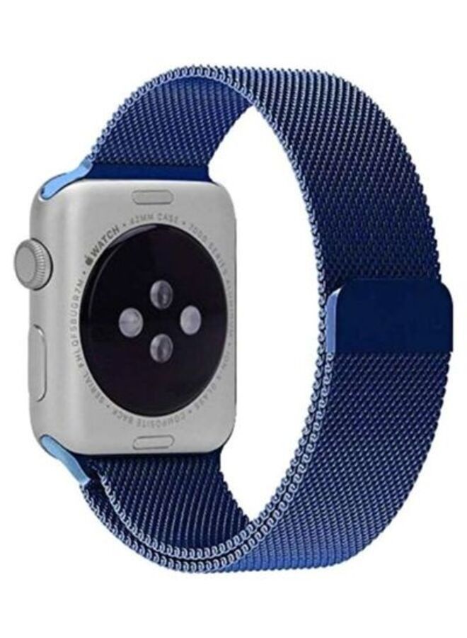 ACLIX Replacement Strap Watchband For Apple Watch Series 7 /6/SE/42mm/44mm/45mm Blue - Image 2