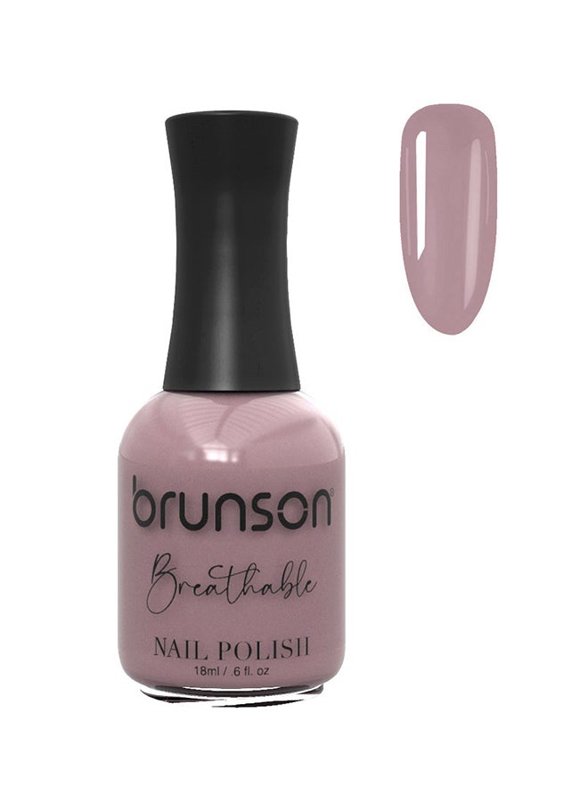 brunson Breathable Nail Polish Halal nail polish Wudu friendly Quick-Dry Vegan long lasting but easy peel off   18ml BH082
