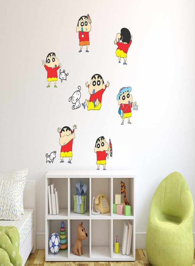 Wallstick Happy Shin Chan wallsticker (Vinyl 95 cm x 80 cm) - Image 1