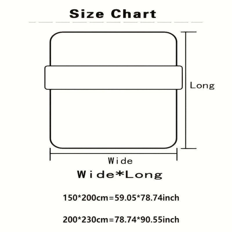 1pc Summer Quilt 59.06 by 78.74 Inches Lightweight Breathable Skin Friendly Polychrome Comfortable Night Sleep - Image 3