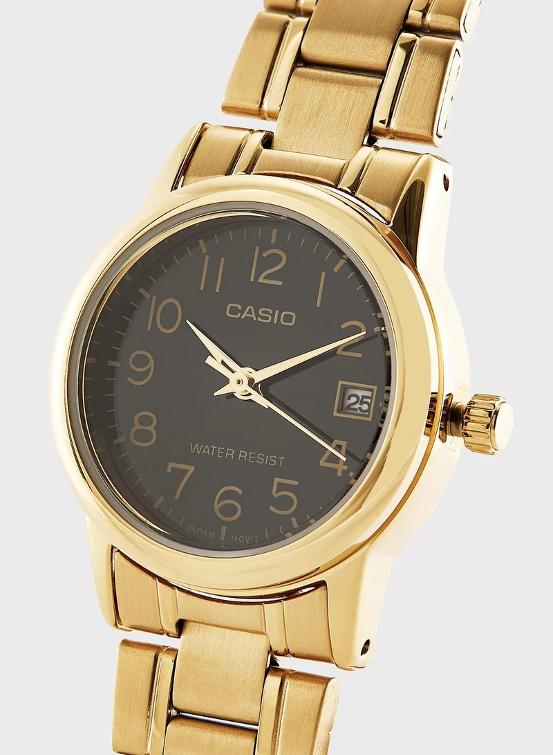 CASIO Steel Strap Analog Watch