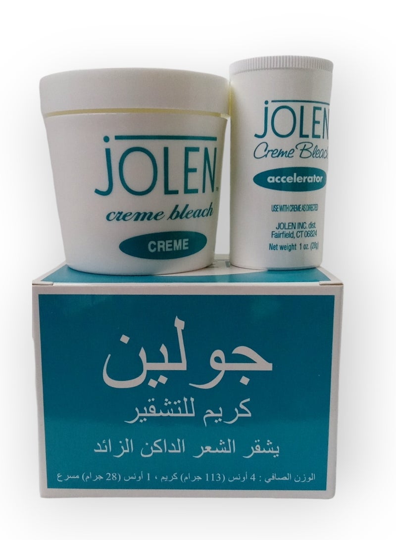 jOLEN Blonding cream to lighten extra dark hair, 113 grams