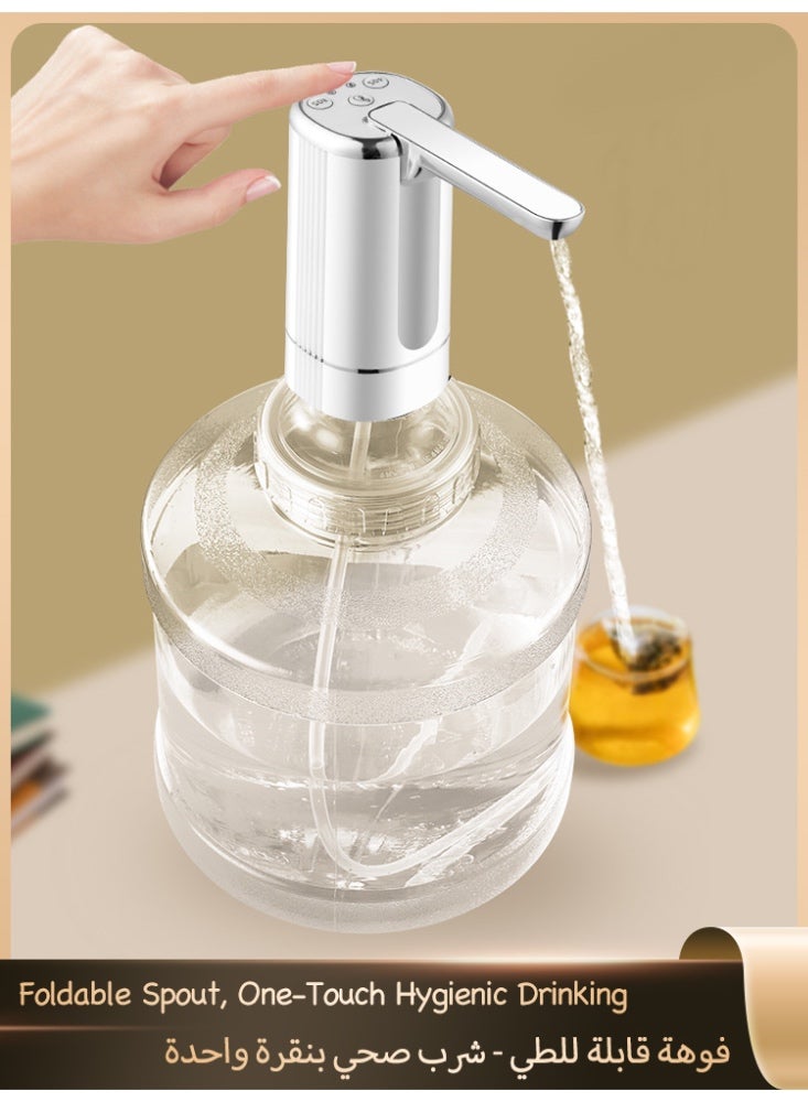 مضخة ماء كهربائية محمولة - بطارية عالية الكفاءة للمطبخ المنزلي والمكتب والرحلات الخارجية - Image 1