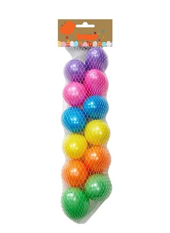 ACLIX Filler Eggs 6cm Pearl Colours 12Pcs