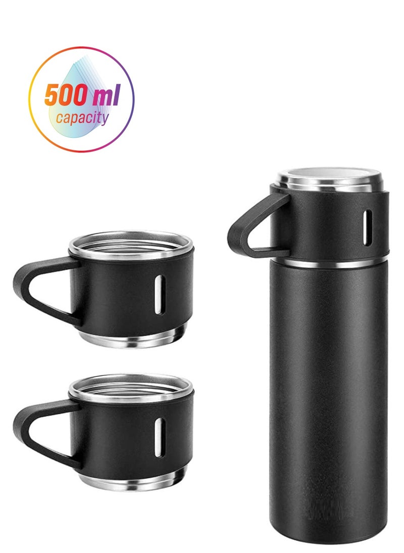 Generic - Gift Box Durable Vacuum Cup Flask Stainless Steel Insulated Water Bottle 500ML Travel Thermos Bottle Coffee Cup With Lid - Image 1