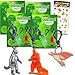 Godzilla Blind Bags Party Favors 4 Pack Bundle with 4 Godzilla Keychain Mystery Figures Plus Stickers Bag Clips - Image 2