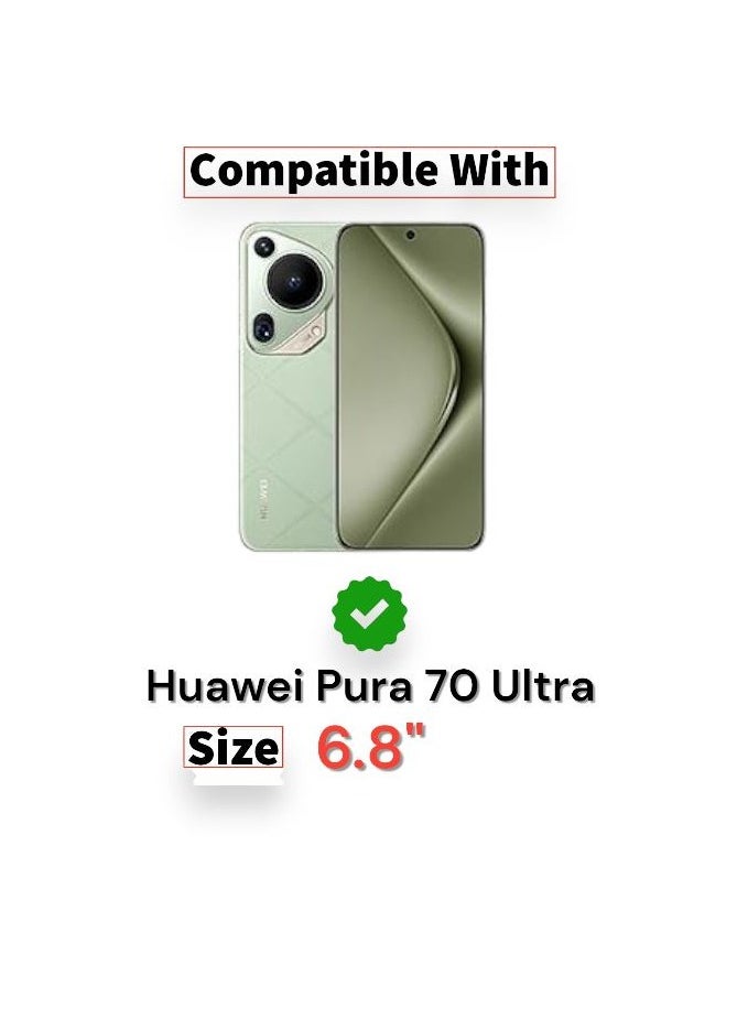 Generic - For Huawei Pura 70 Ultra HD Transparent Tpu Silicone Back Cover , Anti Yellowing And High Protective From Shocks Compatible For Huawei Pura 70 Ultra (6.8'') (Transparent) - Image 1