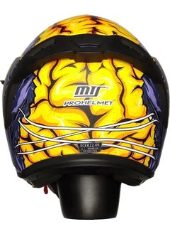 MTS M-801-SNAKE Zombies Orange Helmet  - Image 4