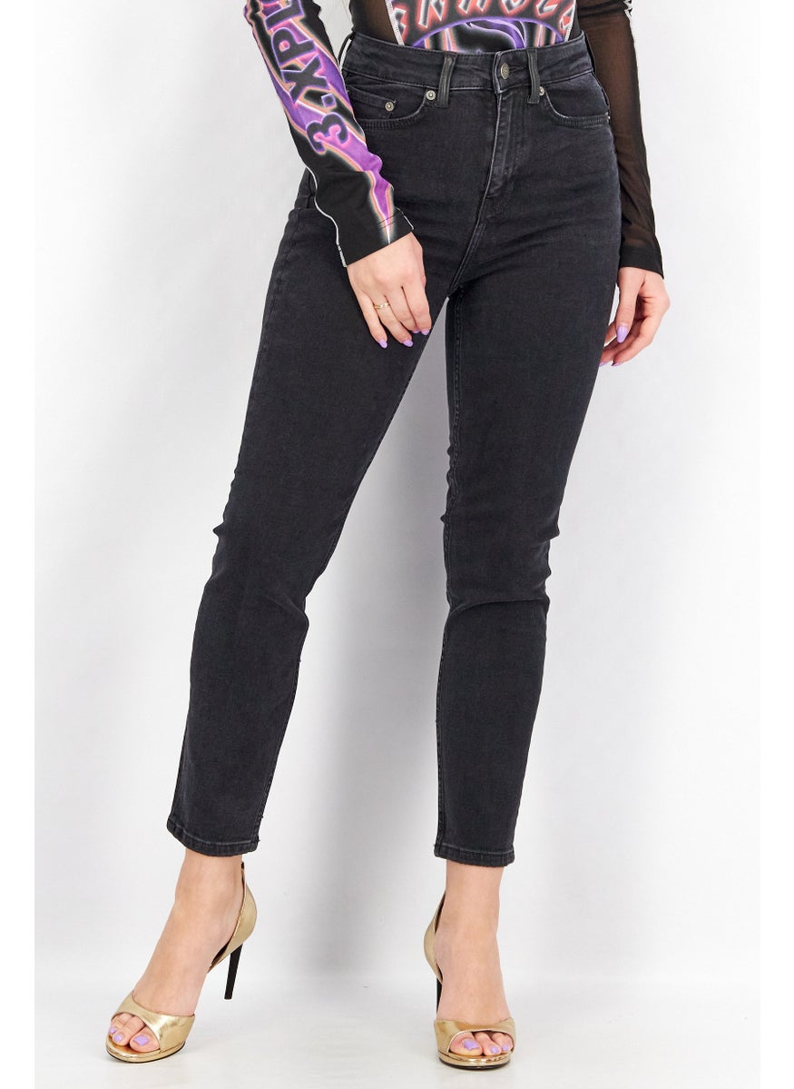 Women Regular Fit Solid Stretchable Jeans, Black - pzsku/Z6932DD093552DC7445B7Z/45/_/1737642093/4e449487-2ab4-4141-8212-ed3909698afd