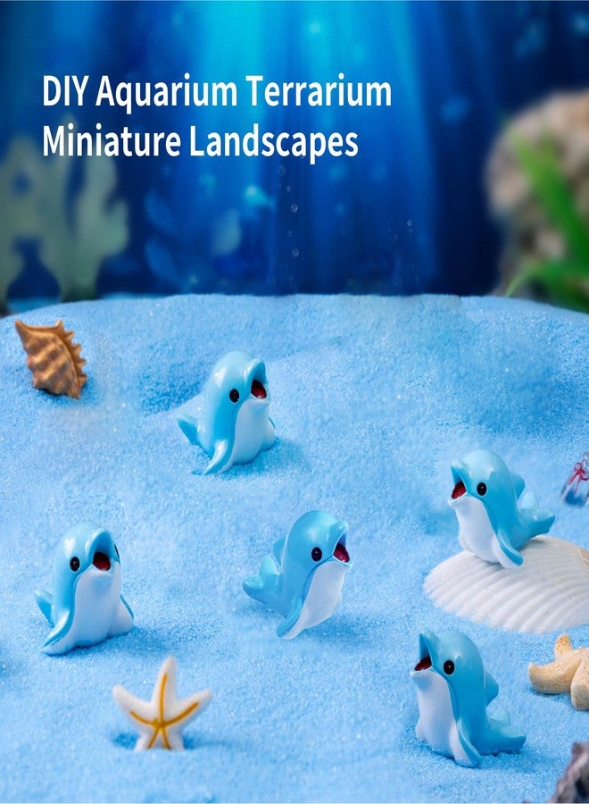 cntjv 24 Pcs Mini Resin Dolphin Figurines The Small Plastic Dolphins Decor for Mermaid, Sea Nautical Birthday Party Favors, Home Decor and Gifts - Image 4