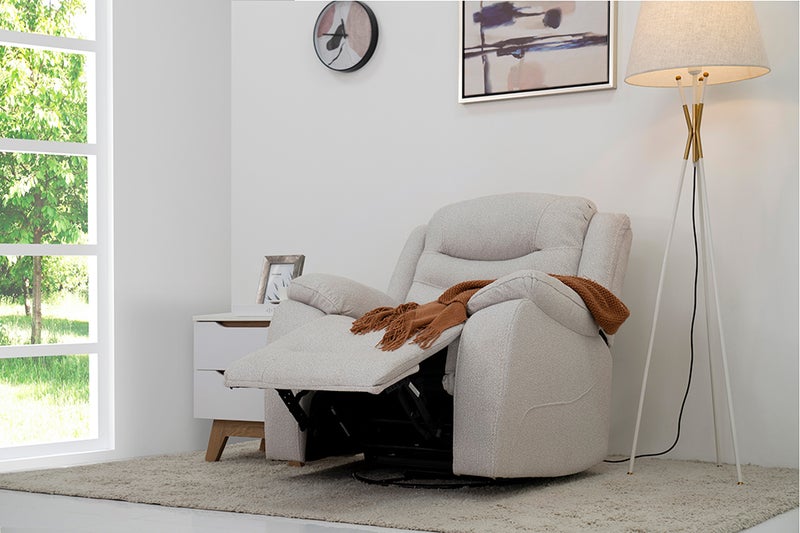 ROYAL FURNITURE Beige Recliner Sofa for Living Room