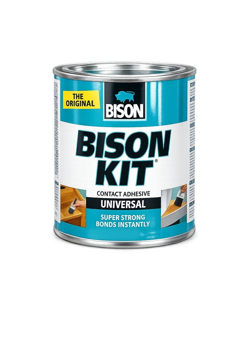 Bison Kit Universal Contact Adhesive Glue – Strong Industrial Bond for Wood, Carpet, Leather & Construction – Original Made in Holland - Image 1