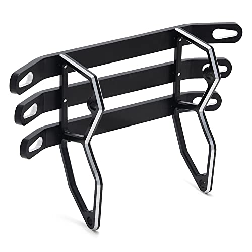 SFriding ATV Front and Rear Bumpers for Yamaha Banshee 350 YFZ350 1987-2012, Made of Aluminum, Black Anodized Finish - Image 3
