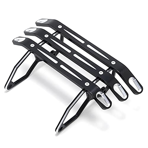 SFriding ATV Front and Rear Bumpers for Yamaha Banshee 350 YFZ350 1987-2012, Made of Aluminum, Black Anodized Finish - Image 2