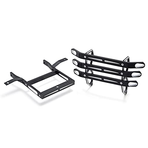 SFriding ATV Front and Rear Bumpers for Yamaha Banshee 350 YFZ350 1987-2012, Made of Aluminum, Black Anodized Finish - Image 1