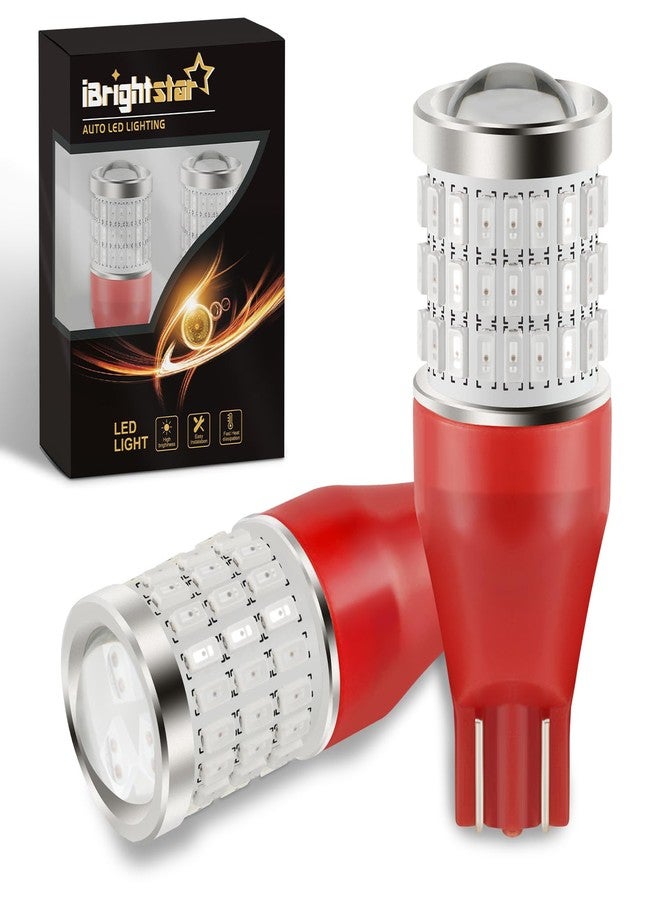 iBrightstar 921 LED Bulb Red, T15 912 LED 3rd High Mount Brake Lights Bulbs Super Bright for Tail Lights, 2 Pack - Image 1