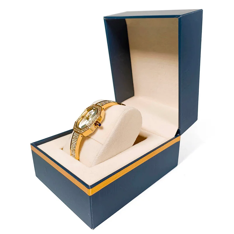 Cuple Womens Gold Dial Analog Wrist Watch