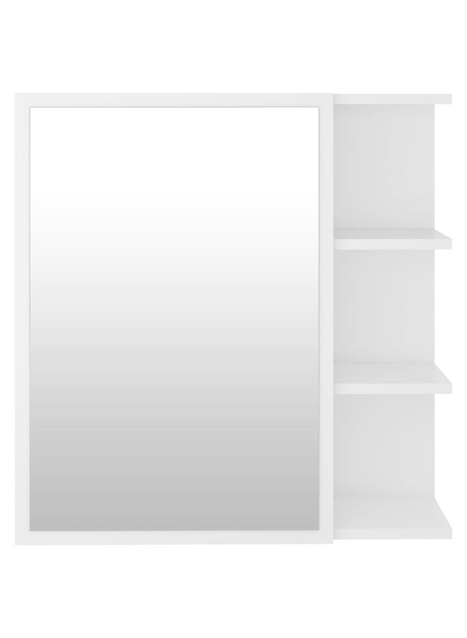 فيداكسل خزانة حمام بمرآة أبيض 62.5×20.5×64 سم خشب صناعي 803308 - Image 5