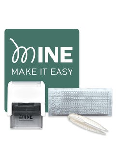 Mine Mine Stamp Compact Clothing and Book Marker | Compact Personalised Clothing Marker for Adult and Children | Personalised Name Stamp for Children's Clothing  - Image 1
