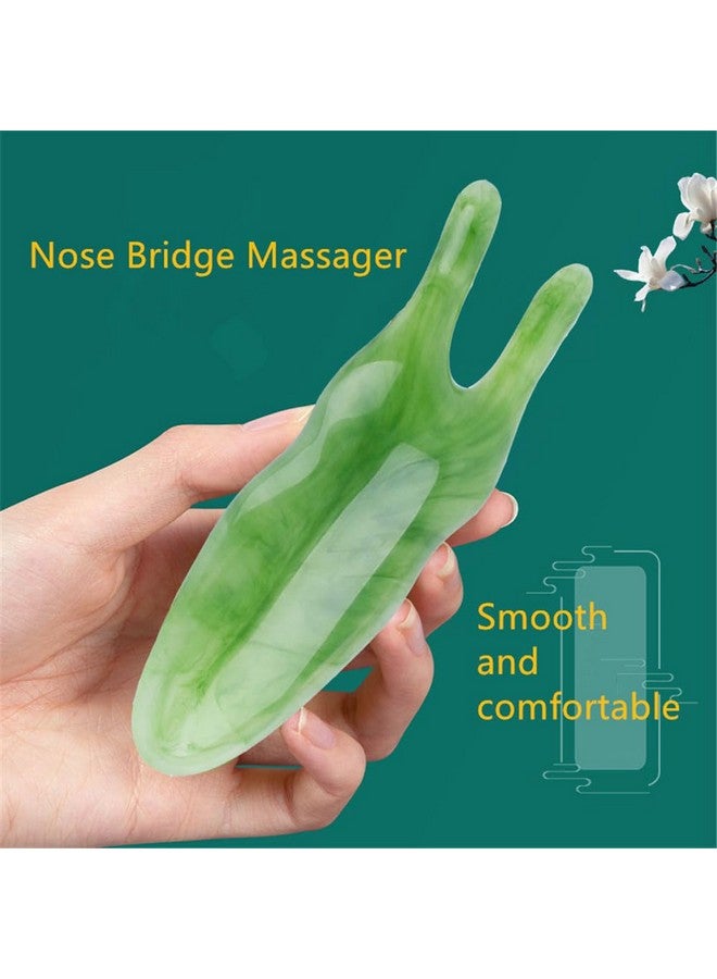 shenghang Gua Sha Facial Tools Face,Gua Sha Massage for Nose Scraping Tools Tool for Nose、Face&Body,Relieve Rhinitis、Tensions and Reduce Puffiness - Image 3