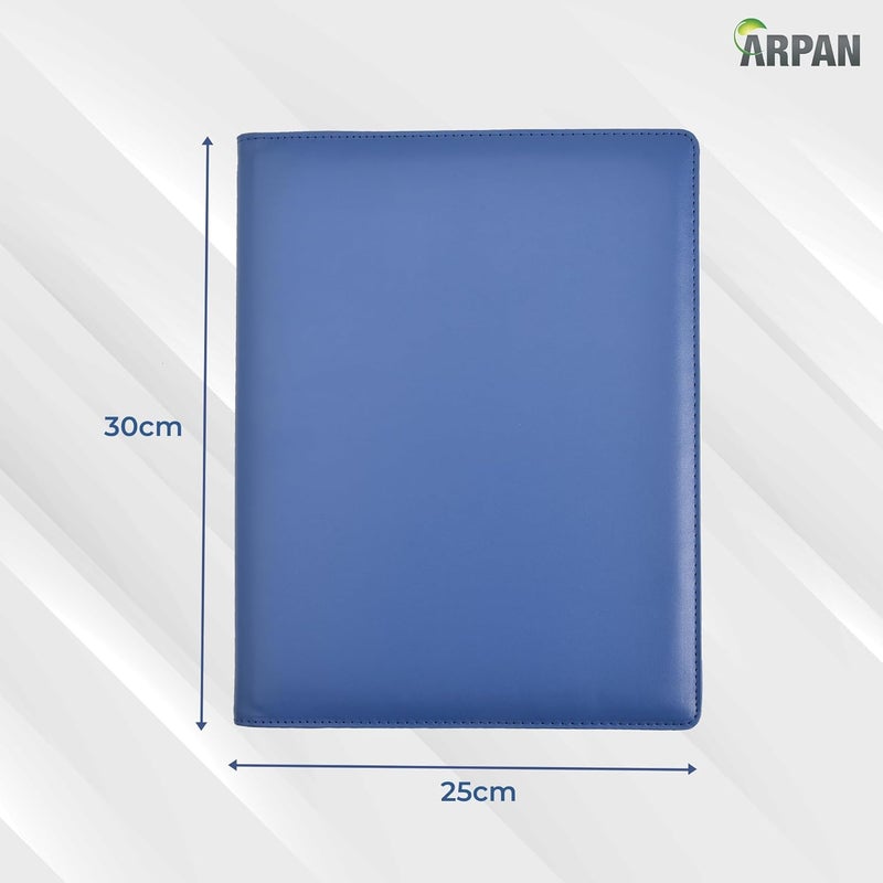 A4 Professional Display Book Folder for Presentation, Artwork, Interviews, CVS - A4 Display Folder with 48 Pockets - 96 Sides (Blue) - Image 2
